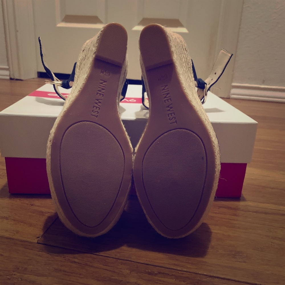 Nine West denim Espadrilles.  Never worn.